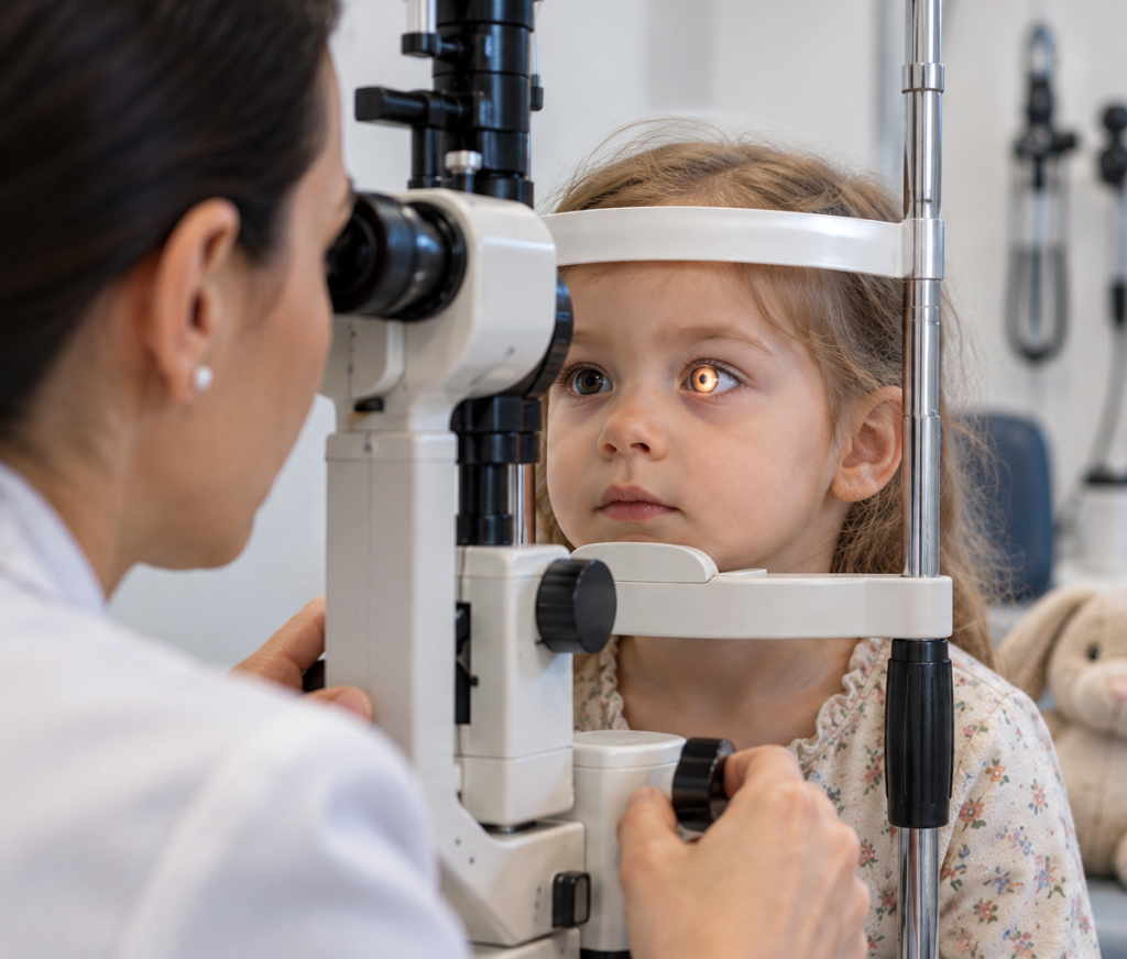 Reflex alb în pupila copilului: ce este leucocoria și de ce necesită un consult oftalmologic urgent